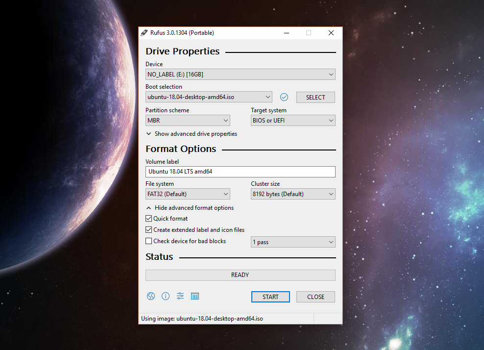 create bootable usb for mac in windows using rufus